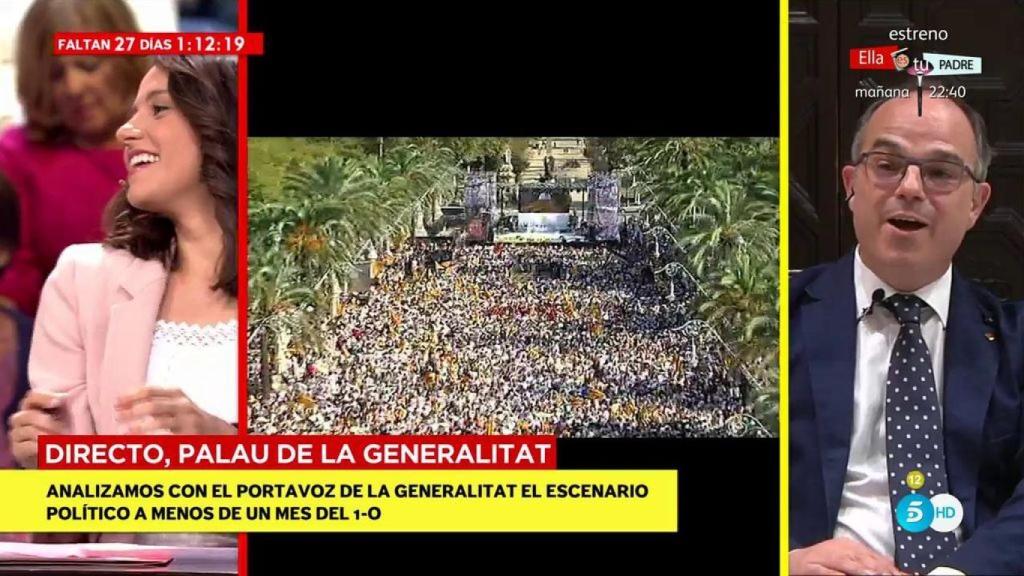 El lapsus de Jordi Turull con Inés Arrimadas en 'Mad in Spain'