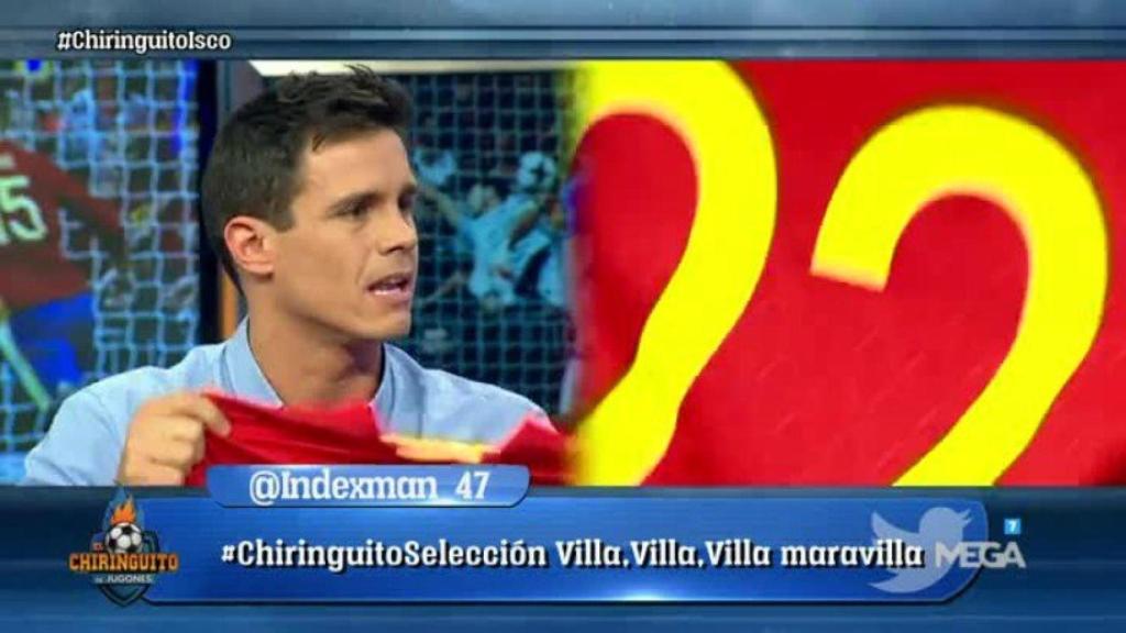 Edu Aguirre en El Chiringuito. Foto: Twitter (@elchiringuitotv)