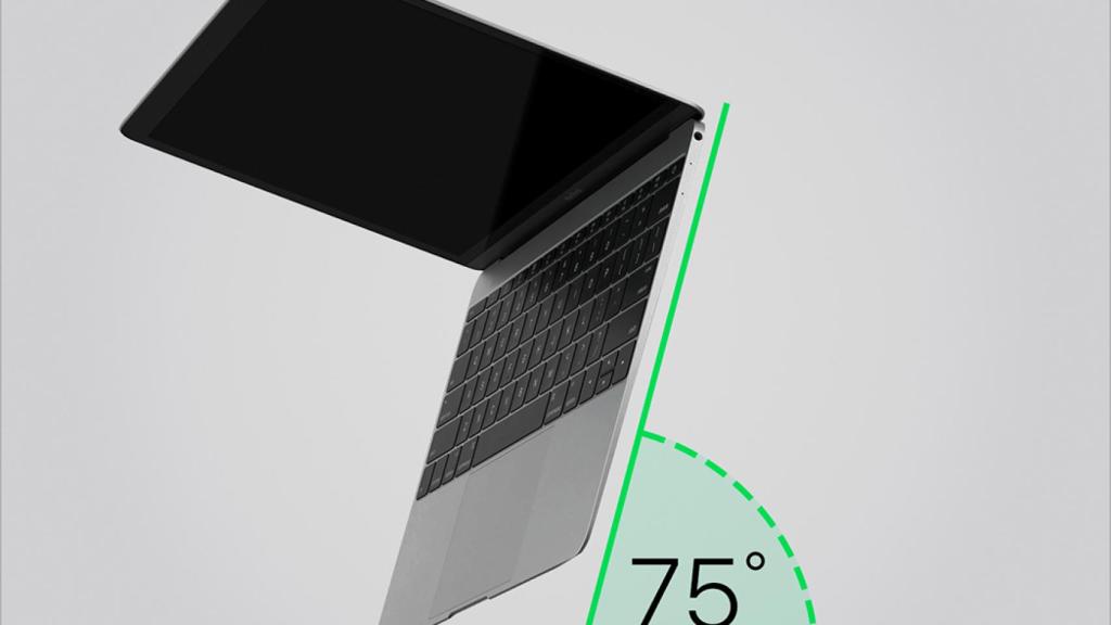 apple macbook limpieza aire comprimido inclinacion 75 grados