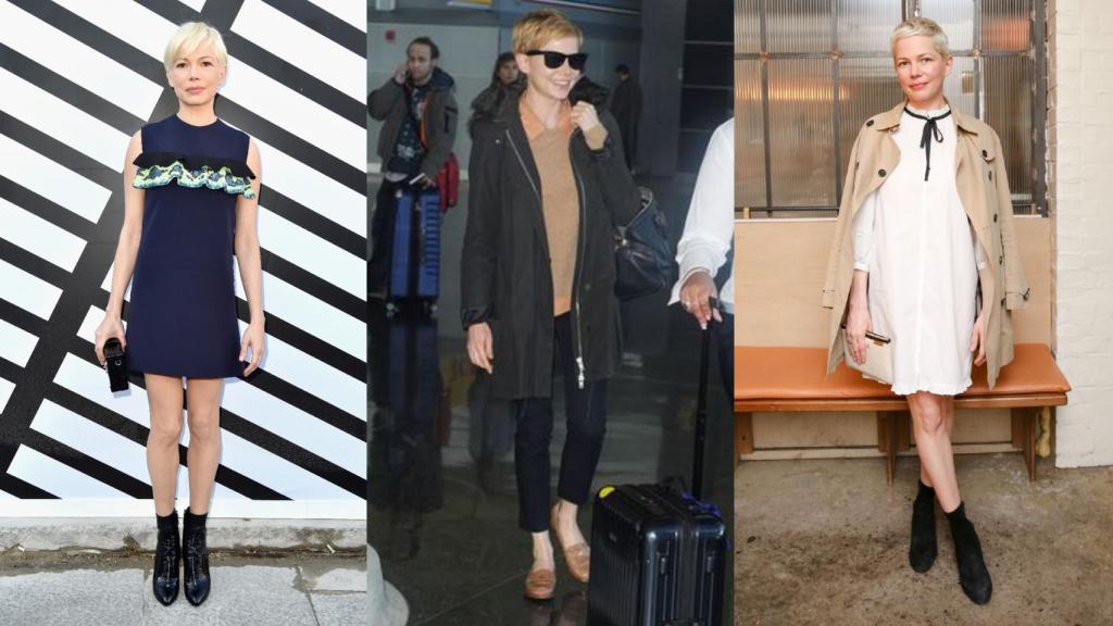 Vestidos de corte trapecio, básicos y gafas de sol, son los esenciales de su estilo natural y sencillo. | Foto: Getty Images y GTRES.