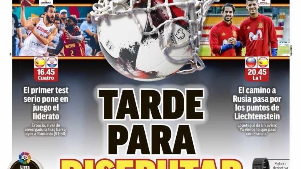 Portada MARCA (05/09/17)