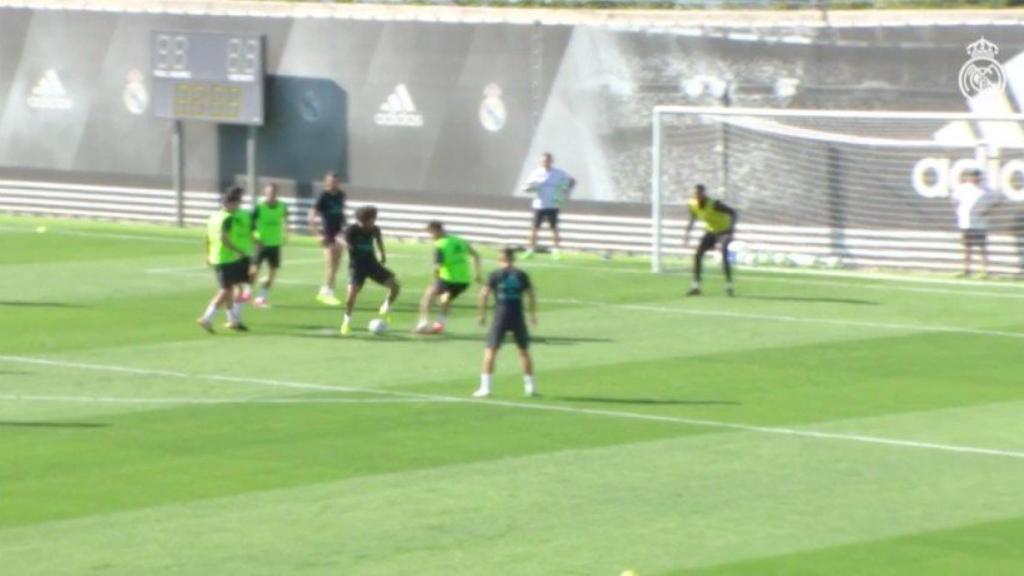 Marcelo se luce en el entrenamiento