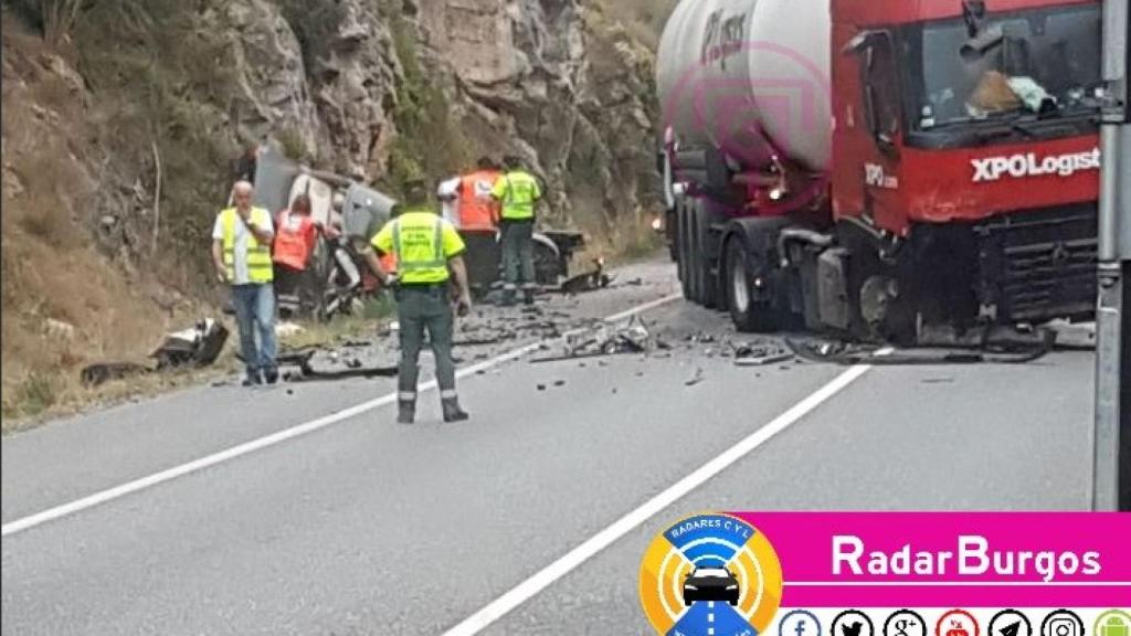 Imagen del accidente.