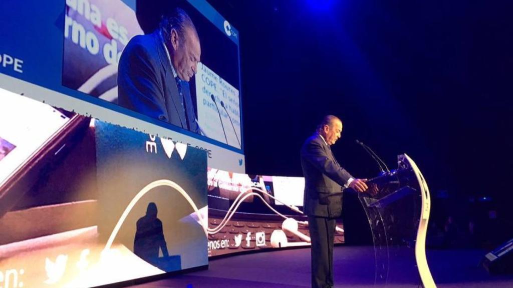 Rafel Pérez del Puerto, consejero delegado de Cope, durante la presentación de la temporada 2017-2018
