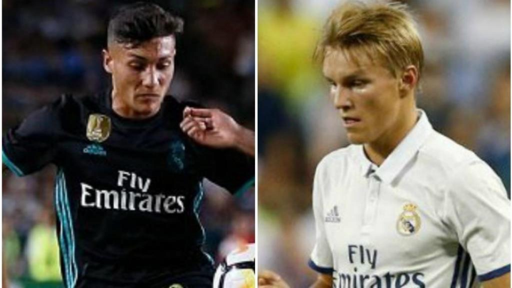 Óscar y Odegaard, talentos de la cantera madridista