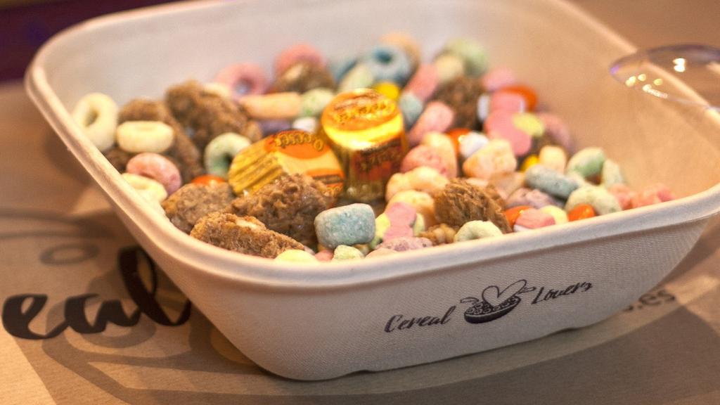 Uno de los tazones de Cereal Lovers.