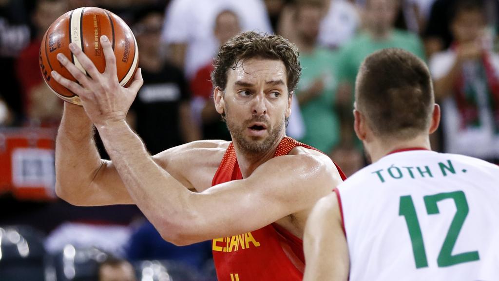 Pau Gasol en el pasado Europeo.