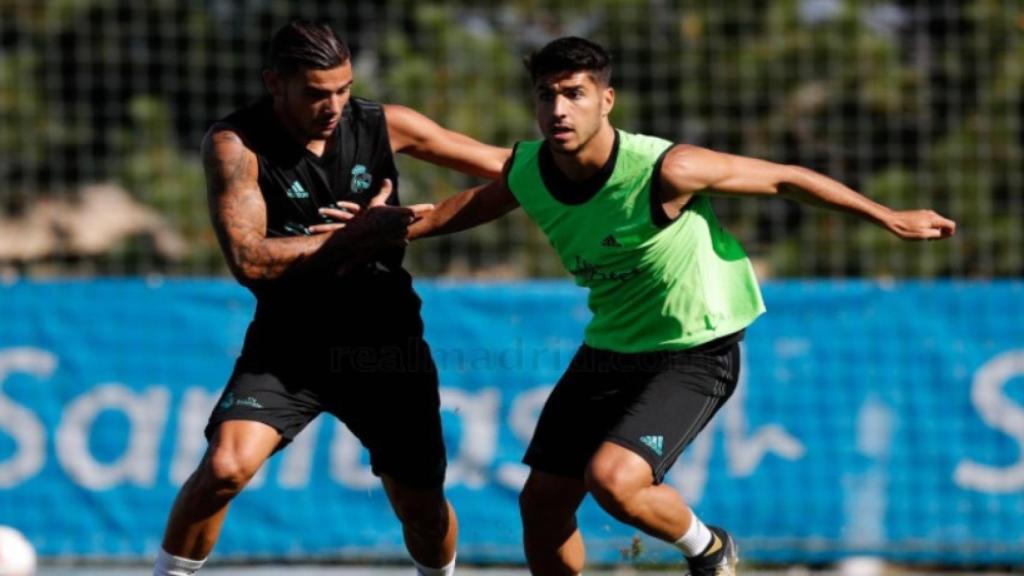 Último entrenamiento del Real Madrid antes del partido ante el Barcelona