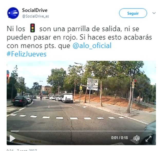 Tweet de Social Drive