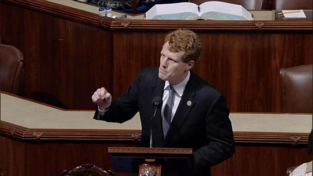 Joe Kennedy, durante una intervención en la Cámara de Representantes