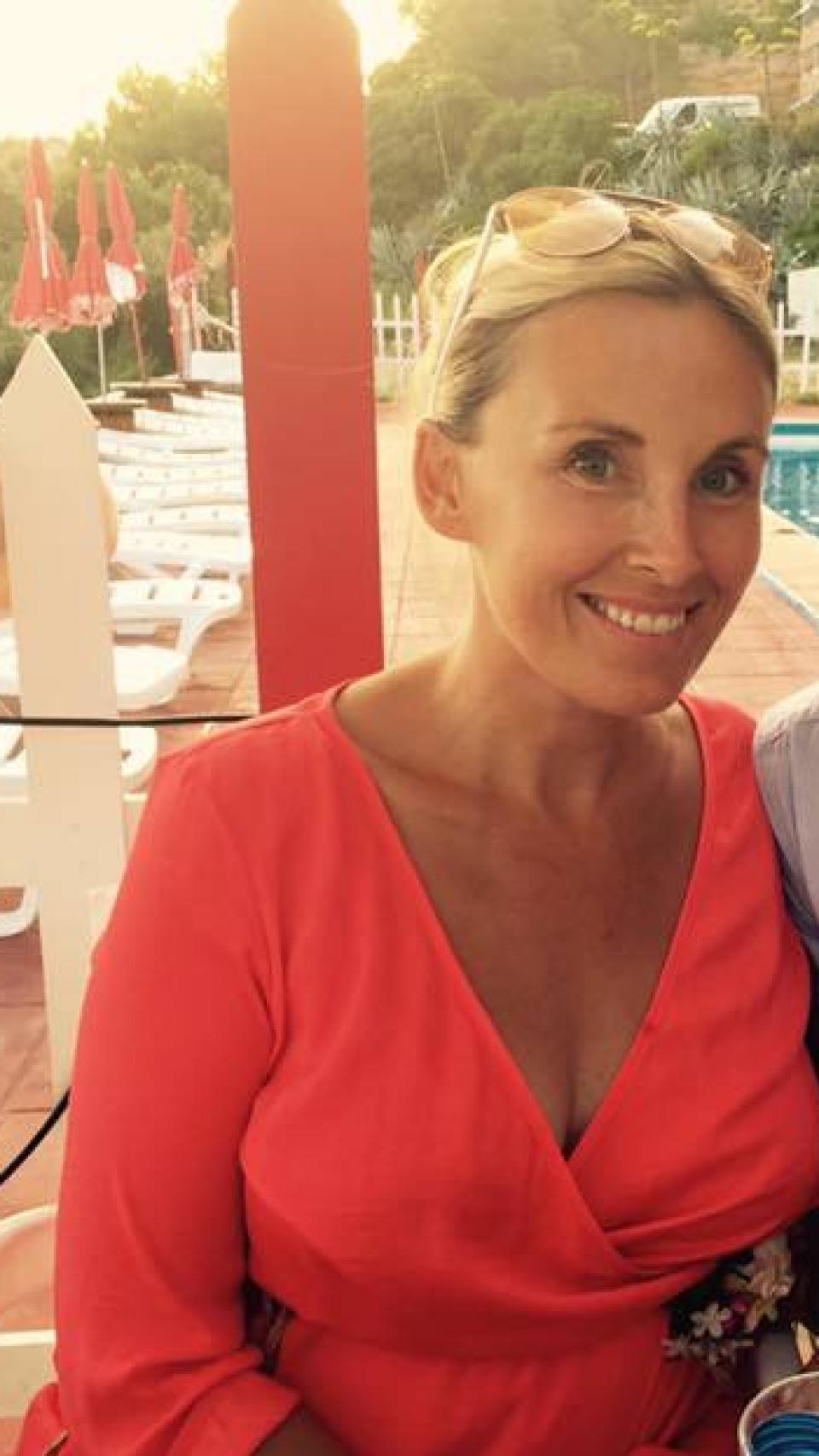 Laura en su lujoso chalet de Mallorca