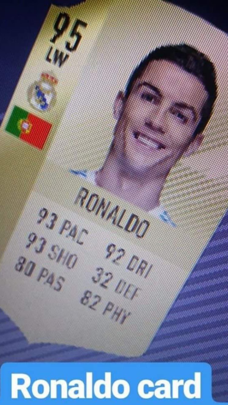 Filtran la espectacular carta de Cristiano en el FIFA 18
