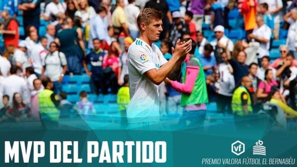 Toni Kroos, el jugador del Real Madrid más destacado ante el Levante Foto: Manu Laya / El Bernabéu