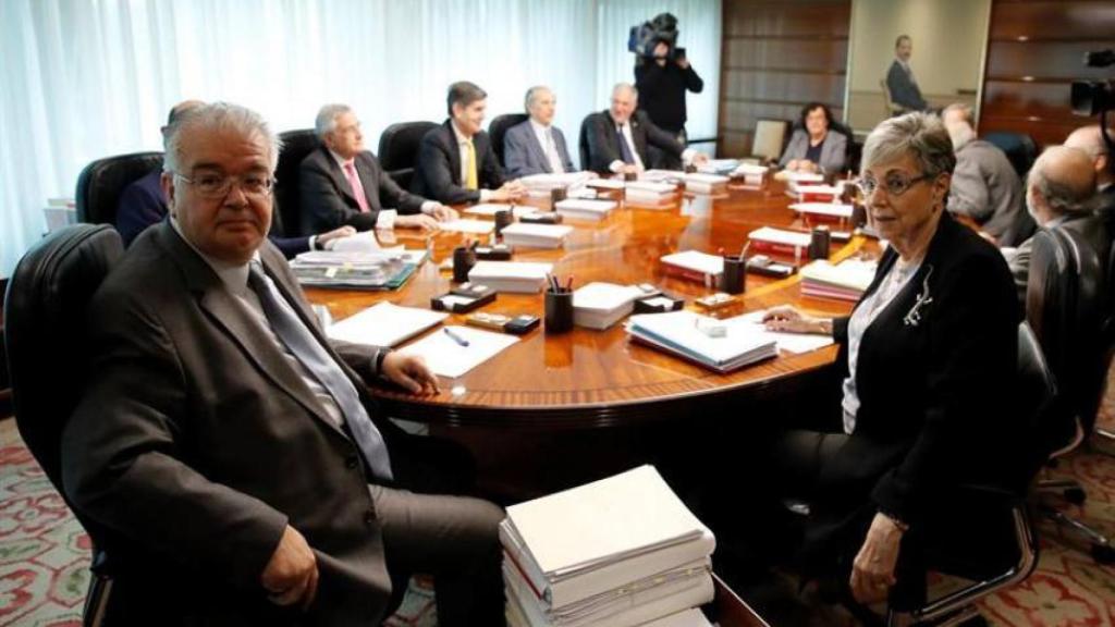 Reunión del Tribunal Constitucional en pleno