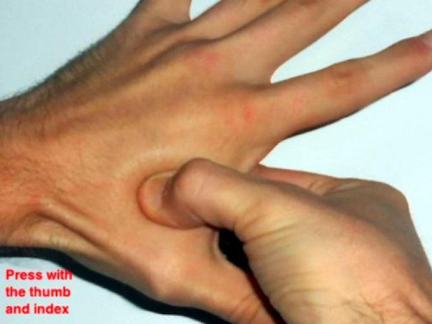 Ilustración del punto hoku.