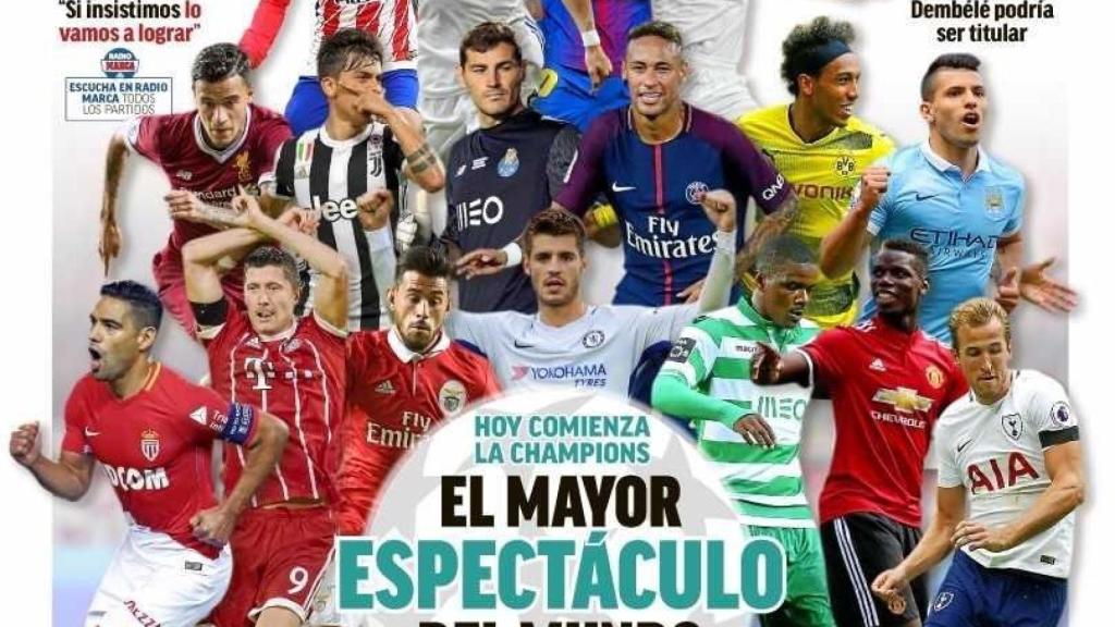 Portada del diario MARCA (12/09/17)