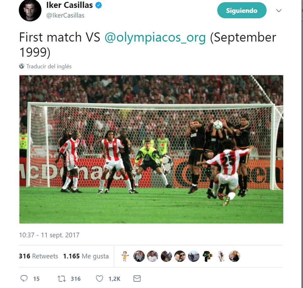 Casillas escoge sus cuatro mejores momentos con el Real Madrid en la Champions