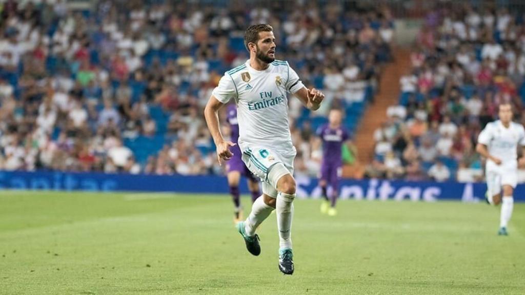 Nacho durante el amistoso ante la Fiorentina. Foto: Pedro Rodríguez / El Bernabéu
