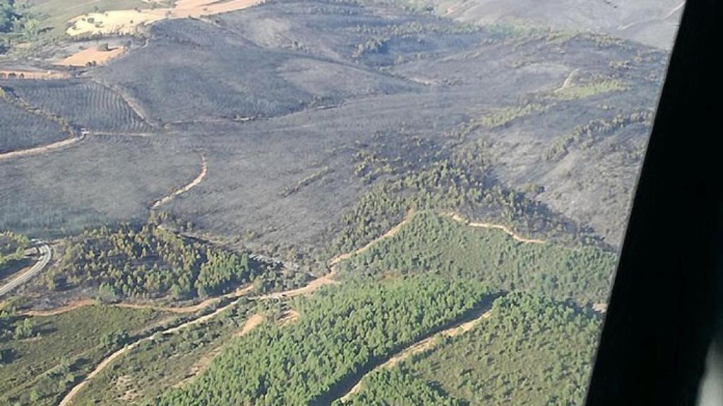 zamora incendio trabazos san martin del pedroso