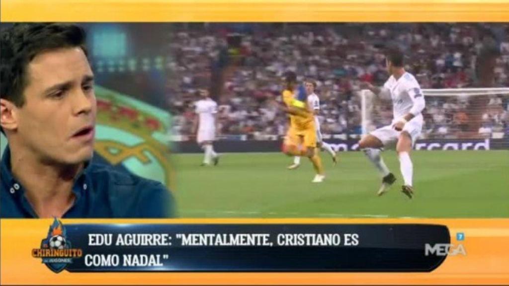 Captura Edu Aguirre. Foto(@elchiringuitotv)