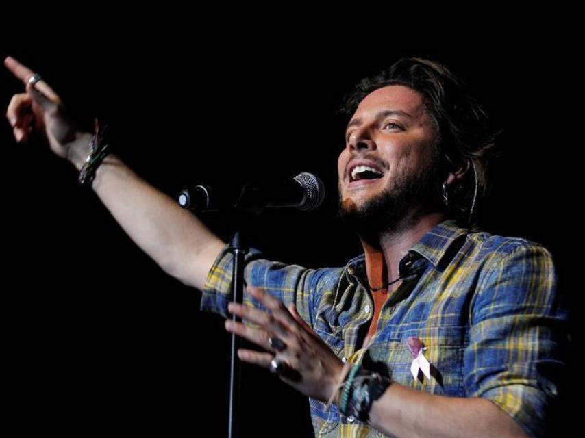 Manuel Carrasco en un concierto.