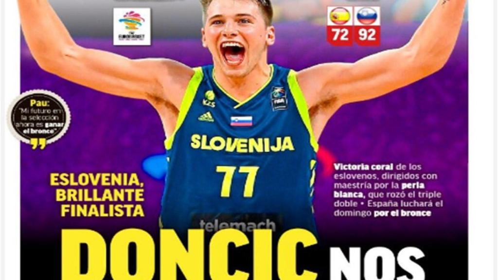 Portada del diario MARCA (15/09/2017)