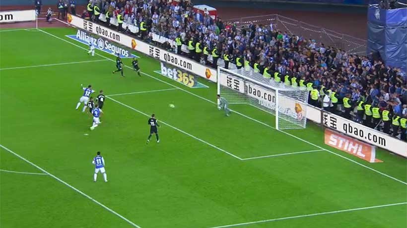 Anoeta refuerza la seguridad en la grada provisional del fondo sur