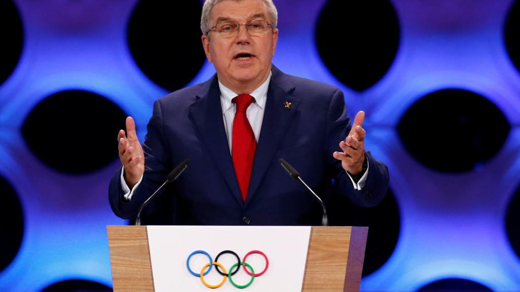 Thomas Bach, la semana pasada en Lima.