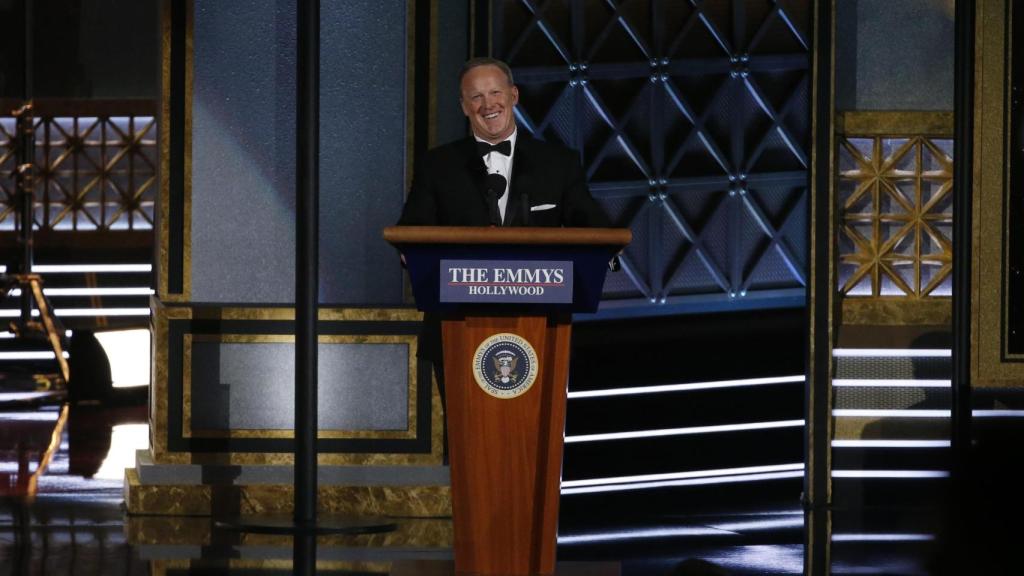 Spicer, durante la gala de los Emmy