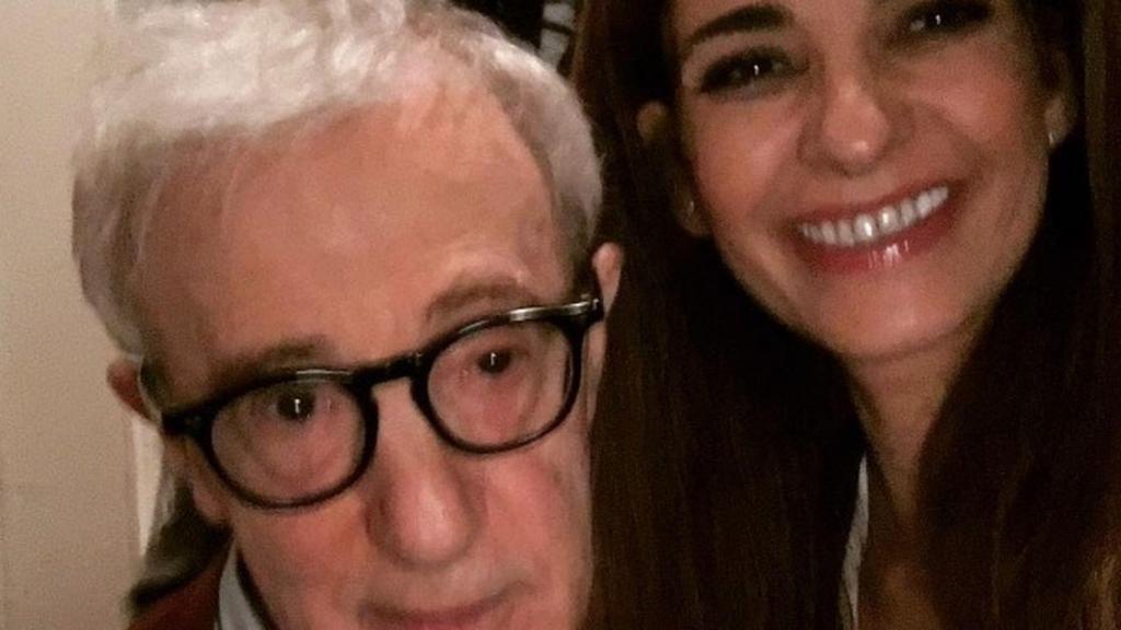 Mariló Montero y Woody Allen en Nueva York.