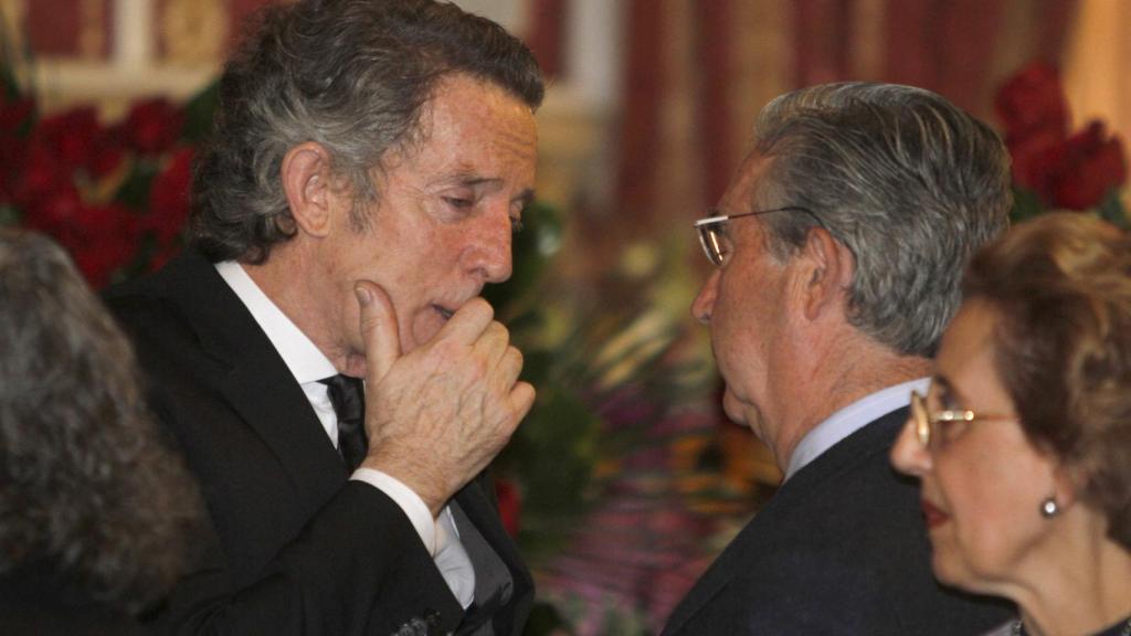 Alfonso Díez, durante el funeral de la duquesa de Alba.