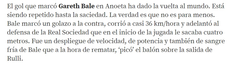 Bale se recupera de las críticas: ¡hasta Mundo Deportivo le aplaude!