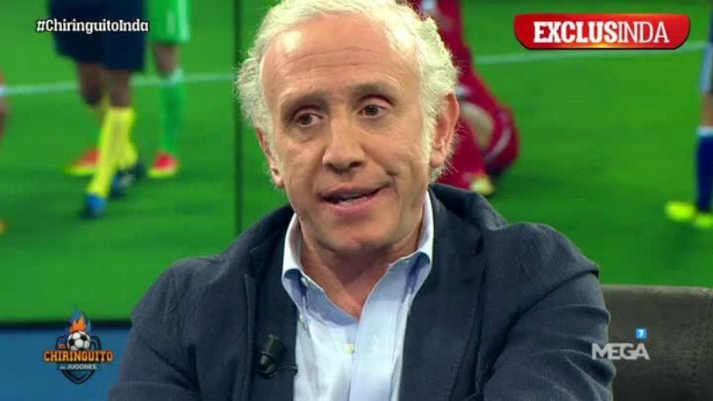 Eduardo Inda en El Chiringuito. | Foto: @elchinguitotv