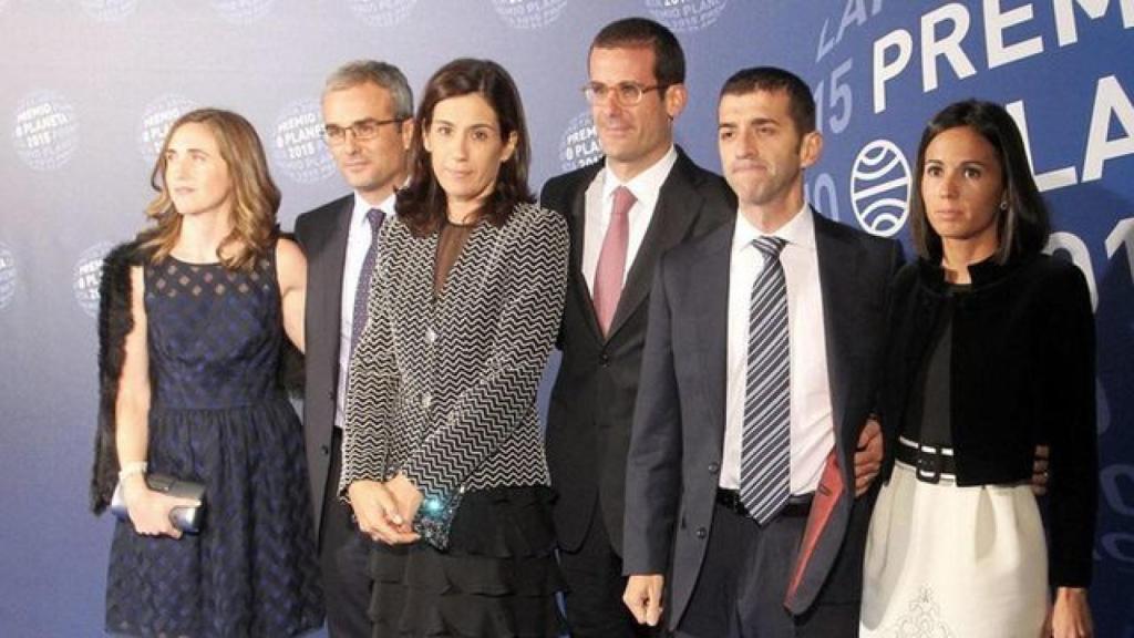 Los hijos de José Manuel Lara Bosch, durante los premios Planeta.