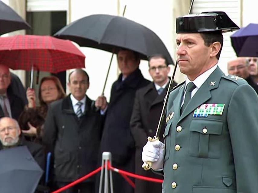 El Jefe de la Zona de la Guardia Civil de Cataluña, Ángel Gozalo Martín.
