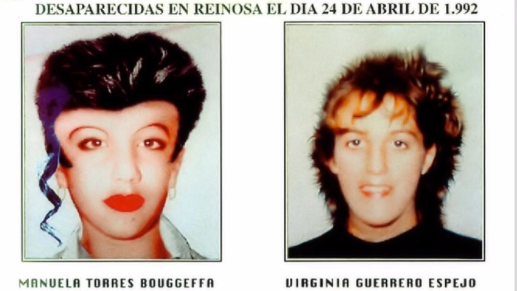 Cartel de la Guardia Civil con el que se pretendió encontrar a Virginia y Manuela