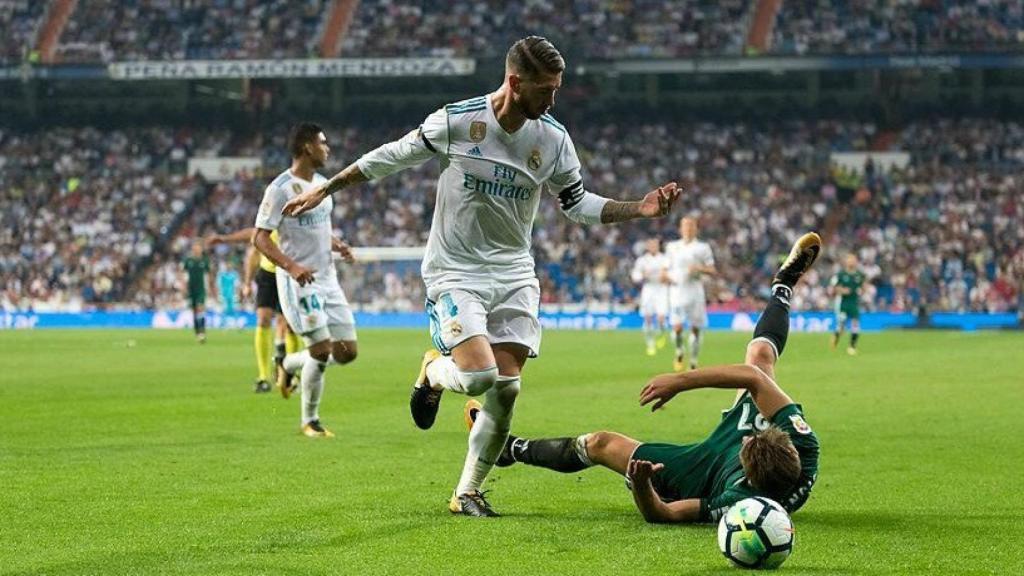 Sergio Ramos, en el Bernabéu. Foto: Pedro Rodríguez / El Bernabéu