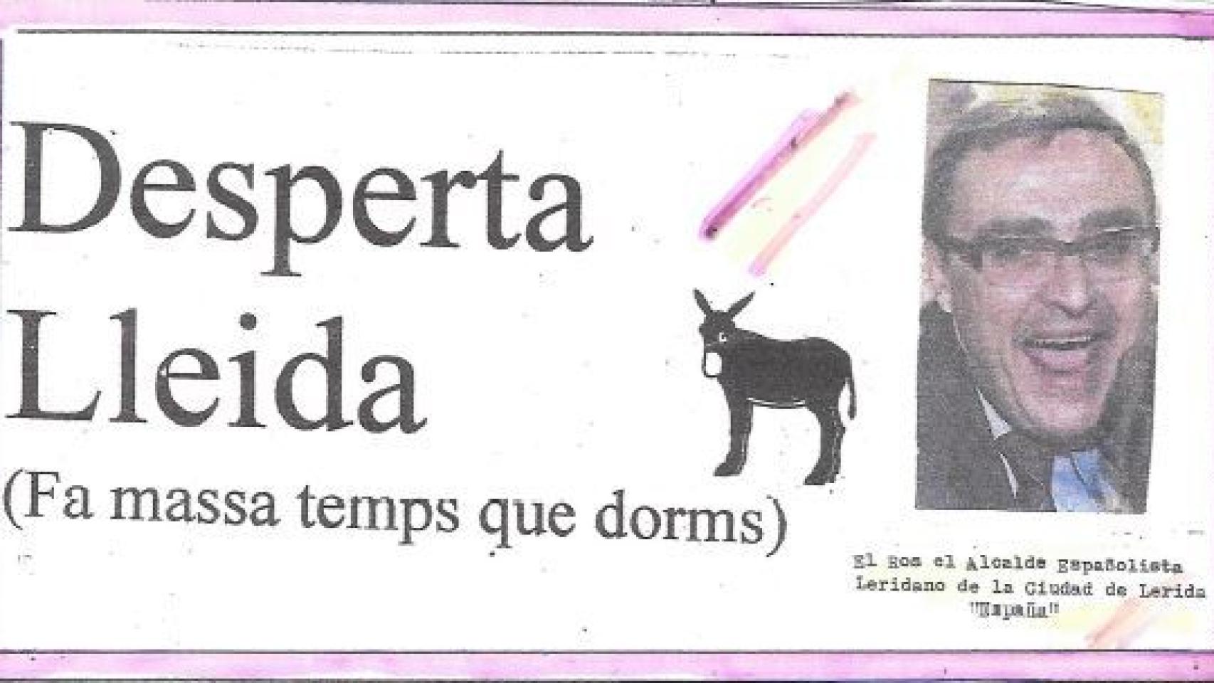 Amenazas a un concejala de Lleida por no apoyar el 'procès'