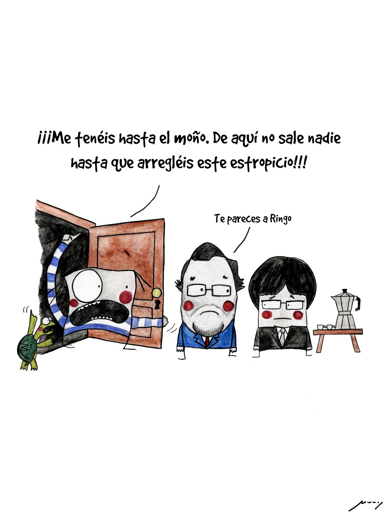 Otto está hasta el moño