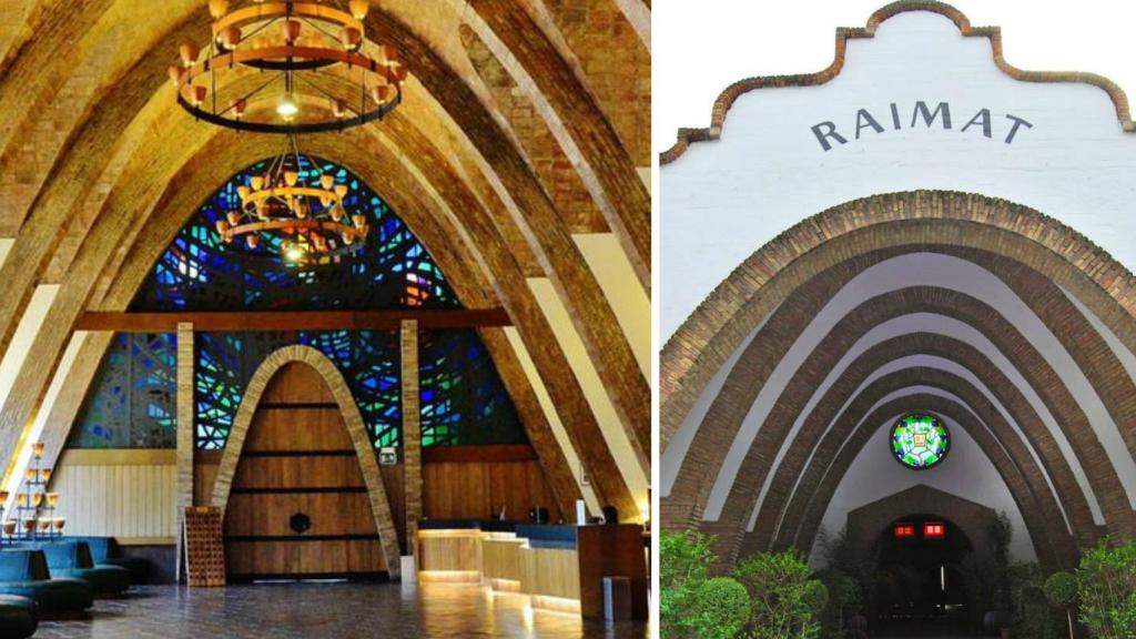 Cava Codorniu (izqda) y Raimat (drcha).