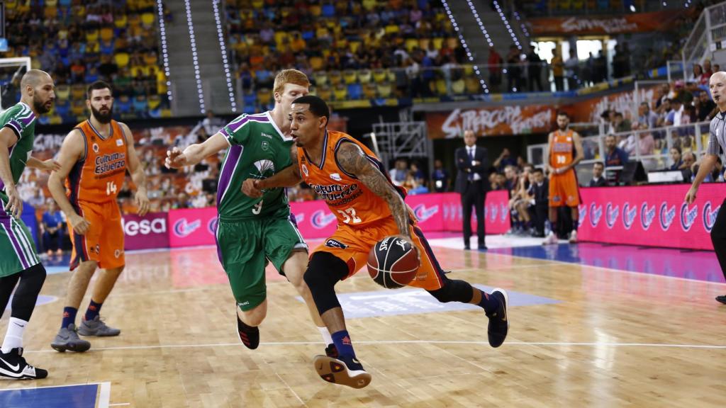 Erick Green ante Unicaja en la semifinal de la Supercopa.