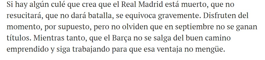 Sport, irreconocible: pide a los culés que no den por muerto al Madrid