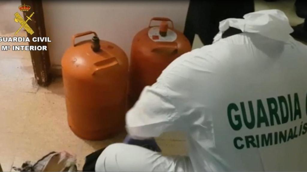 Momento de la detención de Sid Ben Iazza