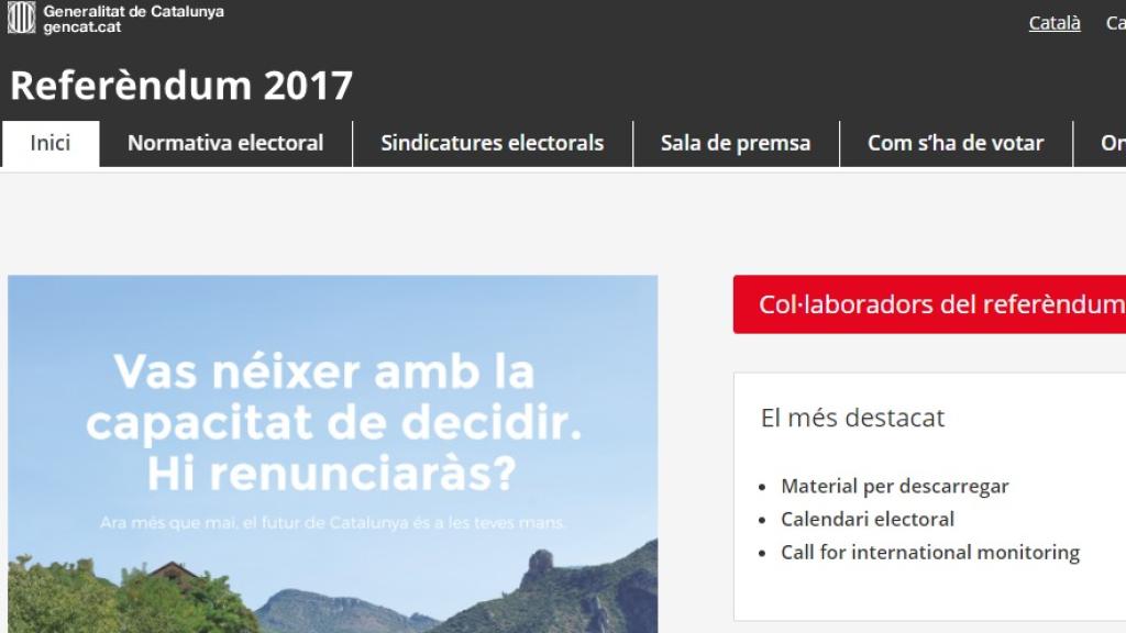 La web onvotar.garantiespelreferendum.com