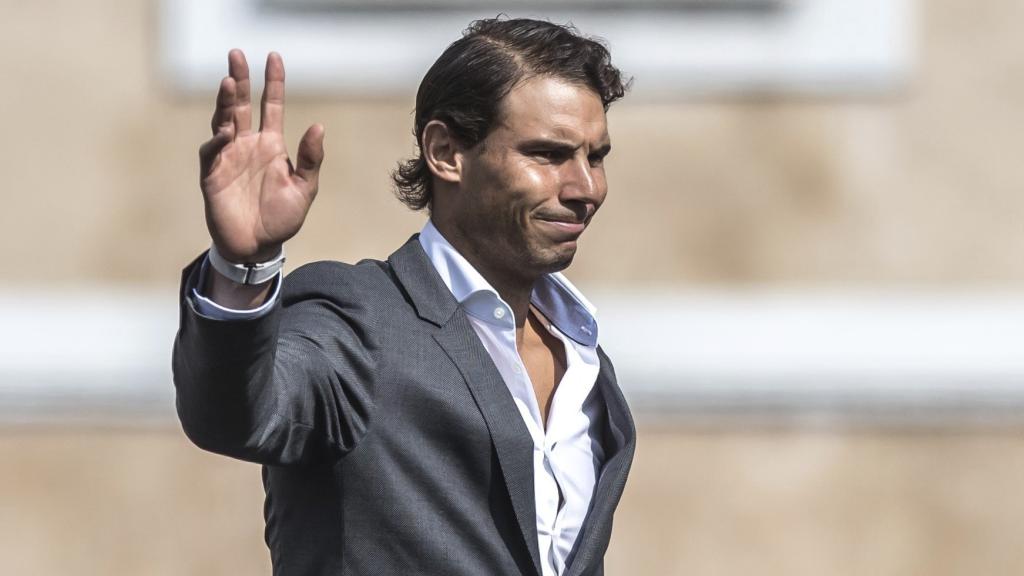 Nadal, durante la presentación de la Laver Cup en Praga.