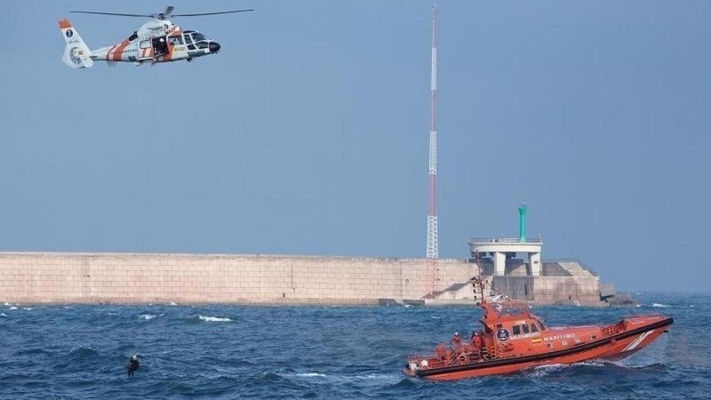 Barca de salvamento marítimo.