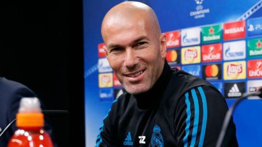 Zidane, en rueda de prensa.