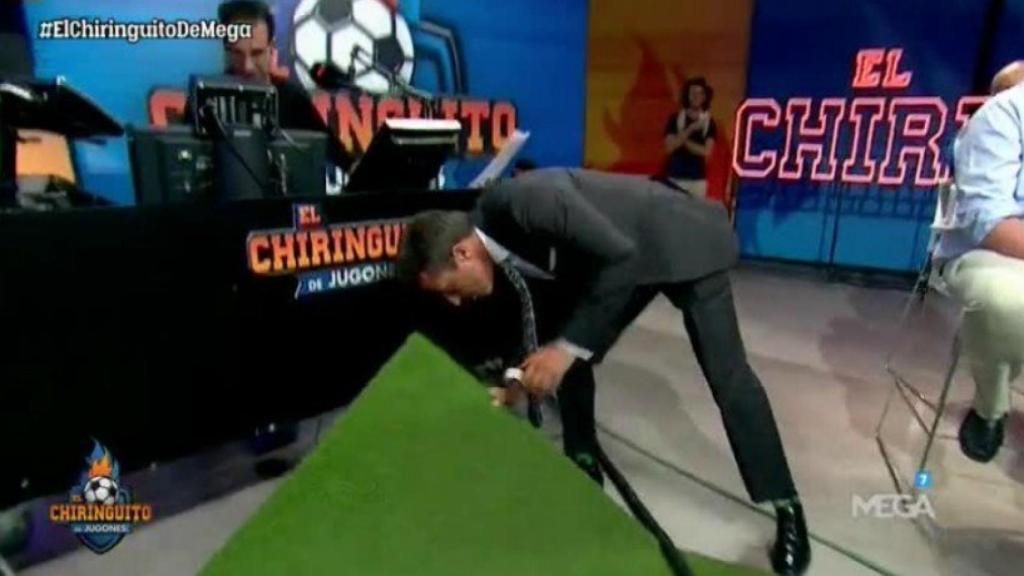 Cristobal soria. Foto Twitter(@elchiringuitotv)