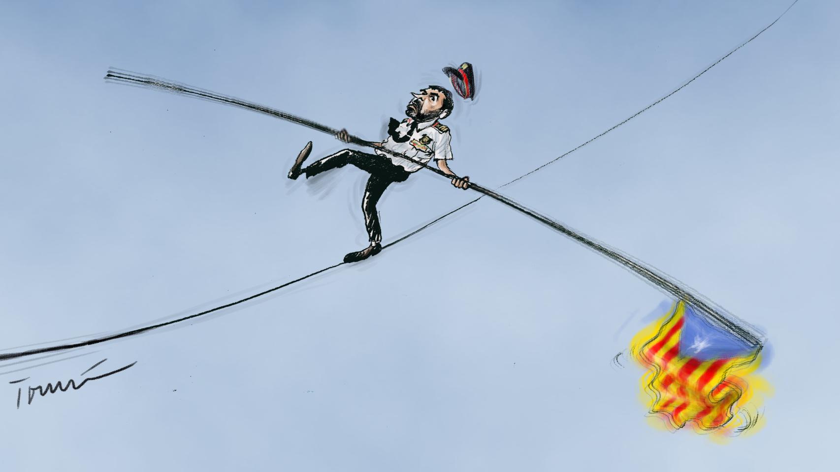 El Mayor de los Mossos d'Esquadra, José Luis Trapero.