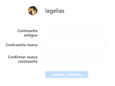 cambiar clave instagram
